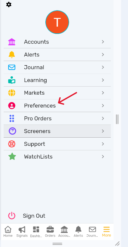 Preferences